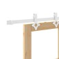 Porta scorrevole vidaXL con set hardware 78x232 cm Legno massello di pino Porta scorrevole vidaXL con set hardware 78x232 cm Legno massello di pino