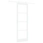 Set Porta Scorrevole vidaXL con Hardware Bianca 78x232 cm in Legno Massello di Pino Set Porta Scorrevole vidaXL con Hardware Bianca 78x232 cm in Legno Massello di Pino