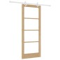 Set di porte scorrevoli vidaXL con set di ferramenta 83x202 cm in legno massello di pino