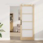 Porta scorrevole vidaXL con set di hardware 83x211 cm in legno massello di pino