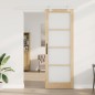 Porta Scorrevole vidaXL con Set Hardware 83x232 cm Legno Massello in Pino
