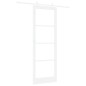 Porte Scorrevoli vidaXL con Set Hardware Bianco 83x232 cm in Legno Massello di Pino Porte Scorrevoli vidaXL con Set Hardware Bianco 83x232 cm in Legno Massello di Pino