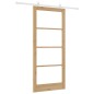 Set Porta Scorrevole vidaXL con Hardware 93x211 cm Legno Massello di Pino Set Porta Scorrevole vidaXL con Hardware 93x211 cm Legno Massello di Pino