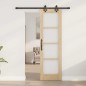 Set Porta Scorrevole vidaXL con Kit Hardware 61x198,5 cm Legno di Pino Massello Set Porta Scorrevole vidaXL con Kit Hardware 61x198,5 cm Legno di Pino Massello