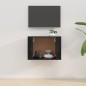 Mobile Porta TV a Parete Nero 57x34,5x40 cm Mobile Porta TV a Parete Nero 57x34,5x40 cm