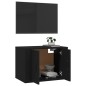 Mobile Porta TV a Parete Nero 57x34,5x40 cm Mobile Porta TV a Parete Nero 57x34,5x40 cm