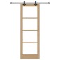Porta Scorrevole vidaXL con Set di Ferramenta 73.5x211 cm Legno Massello di Pino Porta Scorrevole vidaXL con Set di Ferramenta 73.5x211 cm Legno Massello di Pino