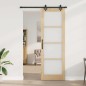 Porta Scorrevole vidaXL con Set di Accessori 78x232 cm Legno Massello di Pino