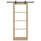 Porta Scorrevole vidaXL con Set di Hardware - 83x211 cm - Legno Massello di Pino Porta Scorrevole vidaXL con Set di Hardware - 83x211 cm - Legno Massello di Pino