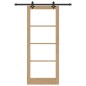 Porta Scorrevole vidaXL con Kit Hardware 86x211 cm Legno Massello di Pino Porta Scorrevole vidaXL con Kit Hardware 86x211 cm Legno Massello di Pino