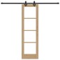 Set di porte scorrevoli vidaXL con set di accessori 61x198.5 cm in legno massello di pino Set di porte scorrevoli vidaXL con set di accessori 61x198.5 cm in legno massello di pino