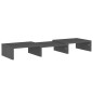 Supporto per Monitor Grigio 60x24x10,5cm Legno Massello di Pino Supporto per Monitor Grigio 60x24x10,5cm Legno Massello di Pino