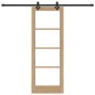 Porta Scorrevole vidaXL con set di ferramenta 73.5x198.5 cm Legno Massello di Pino