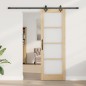 Porta scorrevole vidaXL con set di accessori 73.5x211 cm Legno massello di pino Porta scorrevole vidaXL con set di accessori 73.5x211 cm Legno massello di pino