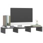 Supporto per Monitor Grigio 60x24x10,5cm Legno Massello di Pino Supporto per Monitor Grigio 60x24x10,5cm Legno Massello di Pino