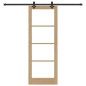 Porta Scorrevole vidaXL con Kit Hardware 78x211 cm Legno Massello Pino Porta Scorrevole vidaXL con Kit Hardware 78x211 cm Legno Massello Pino