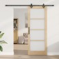 Porta Scorrevole vidaXL con Set di Ferramenta 83x211 cm in Legno Massello di Pino Porta Scorrevole vidaXL con Set di Ferramenta 83x211 cm in Legno Massello di Pino