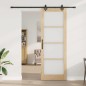 Porta scorrevole vidaXL con set di accessori 83x232 cm in legno massello di pino