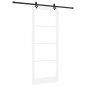 Set di porte scorrevoli vidaXL con hardware Bianco 93x232 cm Legno massello di pino Set di porte scorrevoli vidaXL con hardware Bianco 93x232 cm Legno massello di pino