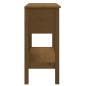 Tavolo Consolle Miele 75x35x75 cm in Legno Massello di Pino Tavolo Consolle Miele 75x35x75 cm in Legno Massello di Pino
