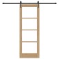 Set Porta Scorrevole vidaXL con Set Hardware 73,5x198,5 cm Legno Massello Pino Set Porta Scorrevole vidaXL con Set Hardware 73,5x198,5 cm Legno Massello Pino