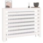 Copertura Termosifone Bianca 108,5x19x84 cm Legno Massello Pino Copertura Termosifone Bianca 108,5x19x84 cm Legno Massello Pino