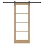 Set di porte scorrevoli vidaXL con hardware 83x211 cm in legno massello di pino Set di porte scorrevoli vidaXL con hardware 83x211 cm in legno massello di pino