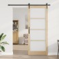 Set Porta Scorrevole vidaXL con Hardware 93x232 cm Legno Massello di Pino Set Porta Scorrevole vidaXL con Hardware 93x232 cm Legno Massello di Pino