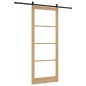 Set Porta Scorrevole vidaXL con Hardware 93x232 cm Legno Massello di Pino Set Porta Scorrevole vidaXL con Hardware 93x232 cm Legno Massello di Pino