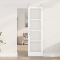 Porta Scorrevole vidaXL con Set di Hardware Bianca 61x198,5 cm Legno Massello di Pino