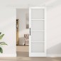Set di Porta Scorrevole vidaXL con Hardware Bianca 73.5x211 cm Legno Massello Pino Set di Porta Scorrevole vidaXL con Hardware Bianca 73.5x211 cm Legno Massello Pino