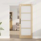 Set di Porta Scorrevole vidaXL con Hardware 78x202 cm Legno Massello Pino Set di Porta Scorrevole vidaXL con Hardware 78x202 cm Legno Massello Pino