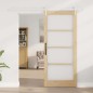 Set di porte scorrevoli vidaXL con hardware 86x198.5 cm Legno massiccio in pino
