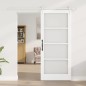 Set di porte scorrevoli vidaXL con attrezzatura bianca 86x198.5 cm in legno massello di pino Set di porte scorrevoli vidaXL con attrezzatura bianca 86x198.5 cm in legno massello di pino