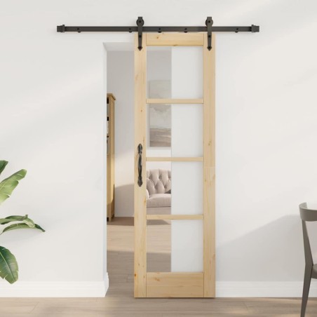 Porta scorrevole vidaXL con set di ferramenta "ORKDAL" 61x198.5 cm