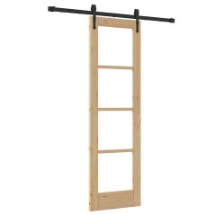 Porta scorrevole vidaXL con set di ferramenta "ORKDAL" 61x198.5 cm