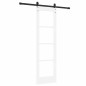 Porta Scorrevole vidaXL con Set di Ferramenta "ORKDAL" Bianco 61x198.5 cm