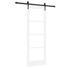 Porta scorrevole vidaXL con set di hardware 'ORKDAL'Bianca 73.5x198.5 cm