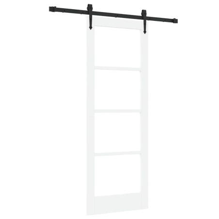 Porta scorrevole vidaXL con set di hardware 'ORKDAL'Bianca 73.5x198.5 cm