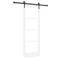 Porta scorrevole vidaXL con set di hardware 'ORKDAL'Bianca 73.5x198.5 cm Porta scorrevole vidaXL con set di hardware 'ORKDAL'Bianca 73.5x198.5 cm