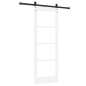 Porta scorrevole vidaXL con set di hardware 'ORKDAL'Bianca 73.5x198.5 cm Porta scorrevole vidaXL con set di hardware 'ORKDAL'Bianca 73.5x198.5 cm