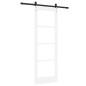 Porta Scorrevole vidaXL con set di ferramenta "ORKDAL" Bianco 73.5x211 cm Porta Scorrevole vidaXL con set di ferramenta "ORKDAL" Bianco 73.5x211 cm