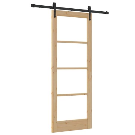 Porta Scorrevole vidaXL con set di accessori 'ORKDAL'78x202 cm