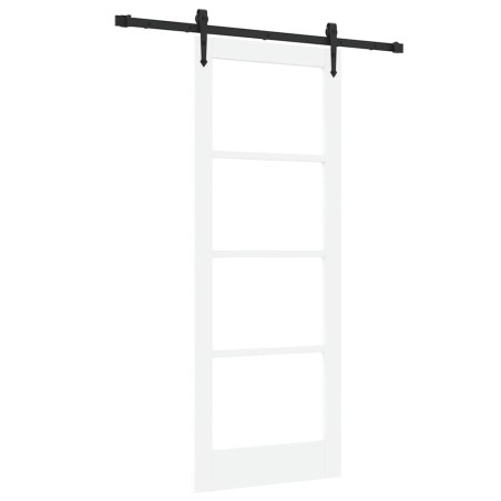 Porta scorrevole vidaXL con set ferramenta 'ORKDAL'bianca 78x202 cm