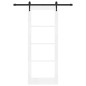 Porta scorrevole vidaXL con set ferramenta 'ORKDAL'bianca 78x202 cm Porta scorrevole vidaXL con set ferramenta 'ORKDAL'bianca 78x202 cm