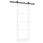 Porta scorrevole vidaXL con set ferramenta 'ORKDAL'bianca 78x202 cm Porta scorrevole vidaXL con set ferramenta 'ORKDAL'bianca 78x202 cm