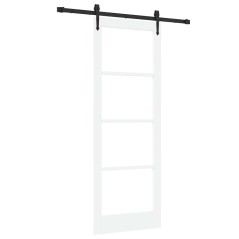 Porta Scorrevole vidaXL con Set Hardware 'ORKDAL'Bianca 78x211 cm
