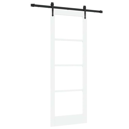 Porta Scorrevole vidaXL con Set Hardware 'ORKDAL'Bianca 78x211 cm