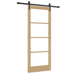 porta scorrevole vidaXL con set di accessori 'ORKDAL'83x202 cm