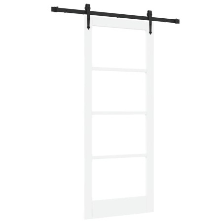 Porta scorrevole vidaXL con set di ferramenta 'ORKDAL'Bianca 83x202 cm